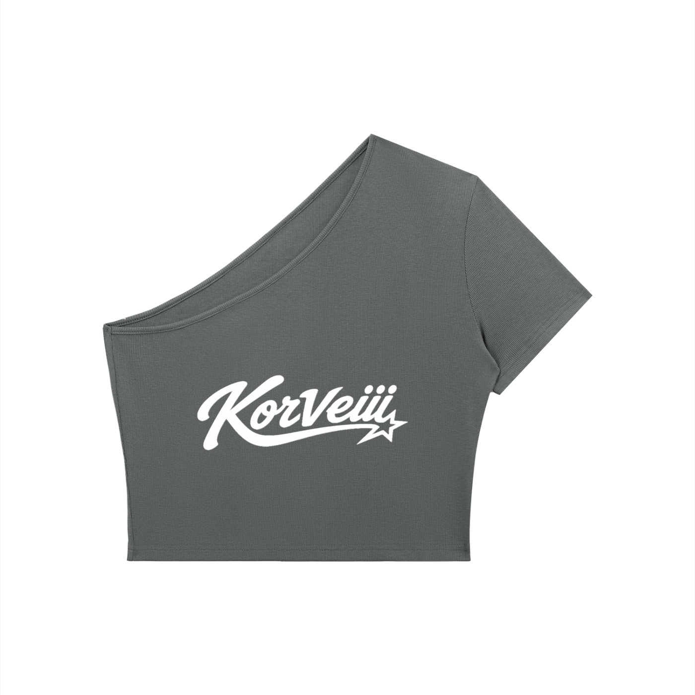 Women's Korveiii One-Shoulder Crop T-Shirt