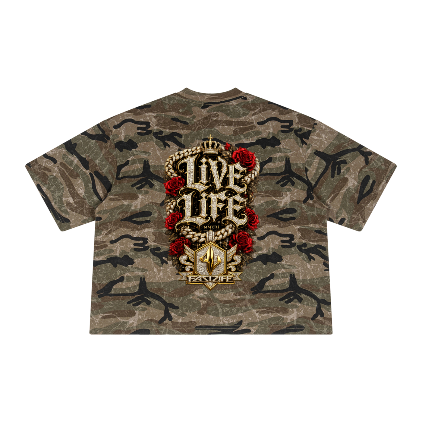 FASTLiFE Soldiers Crop Tee