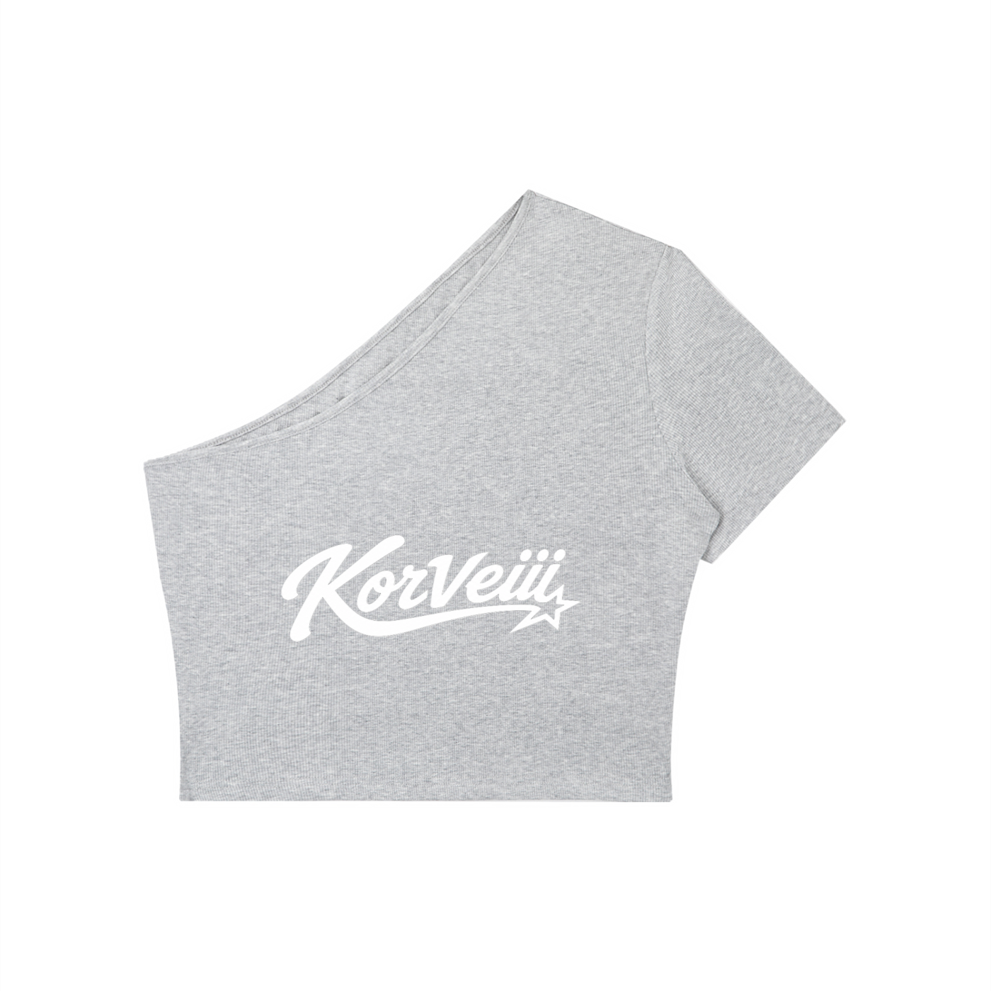 Women's Korveiii One-Shoulder Crop T-Shirt