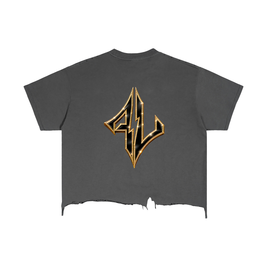 FASTLIFE  LiVE LiFe Vintage Wash Boxy Distressed Hem T-Shirt