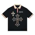 Korveiii Unisex Color Block Polo Shirt