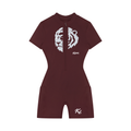 Women's Korveiii Quarter-Zip Short Sleeve Romper