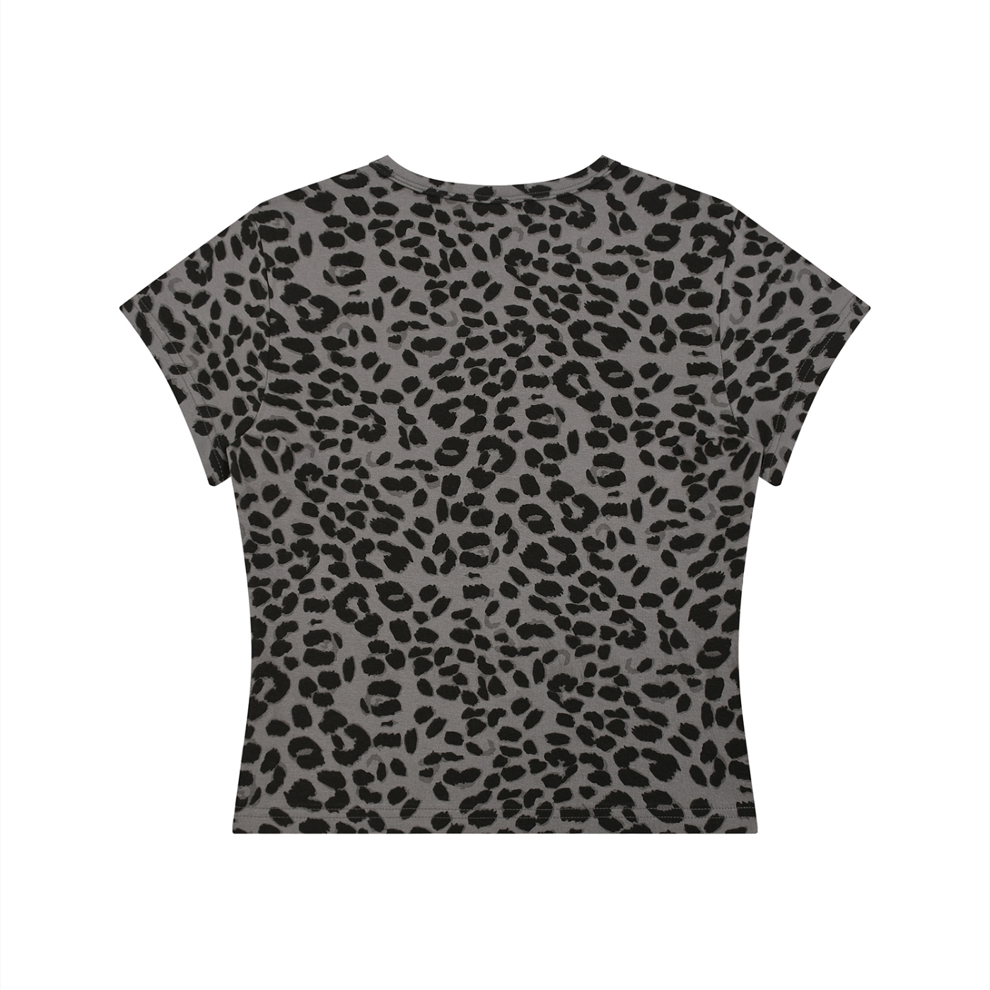 Women’s Korveiii Leopard Print Crop T-Shirt