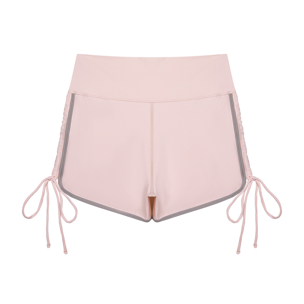 Korveiii Women’s Color Block High Waisted Yoga Shorts
