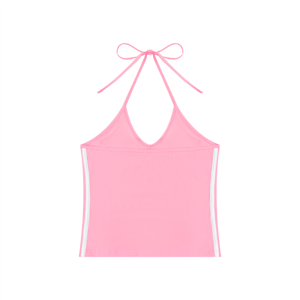 Women's FASTLIFE Color Block Halter Crop Tank Top