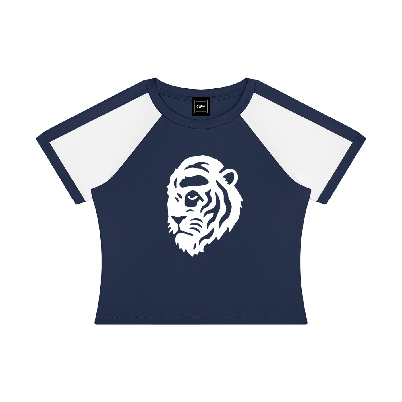 Korveiii Women’s Slim Raglan Color Block T-Shirt