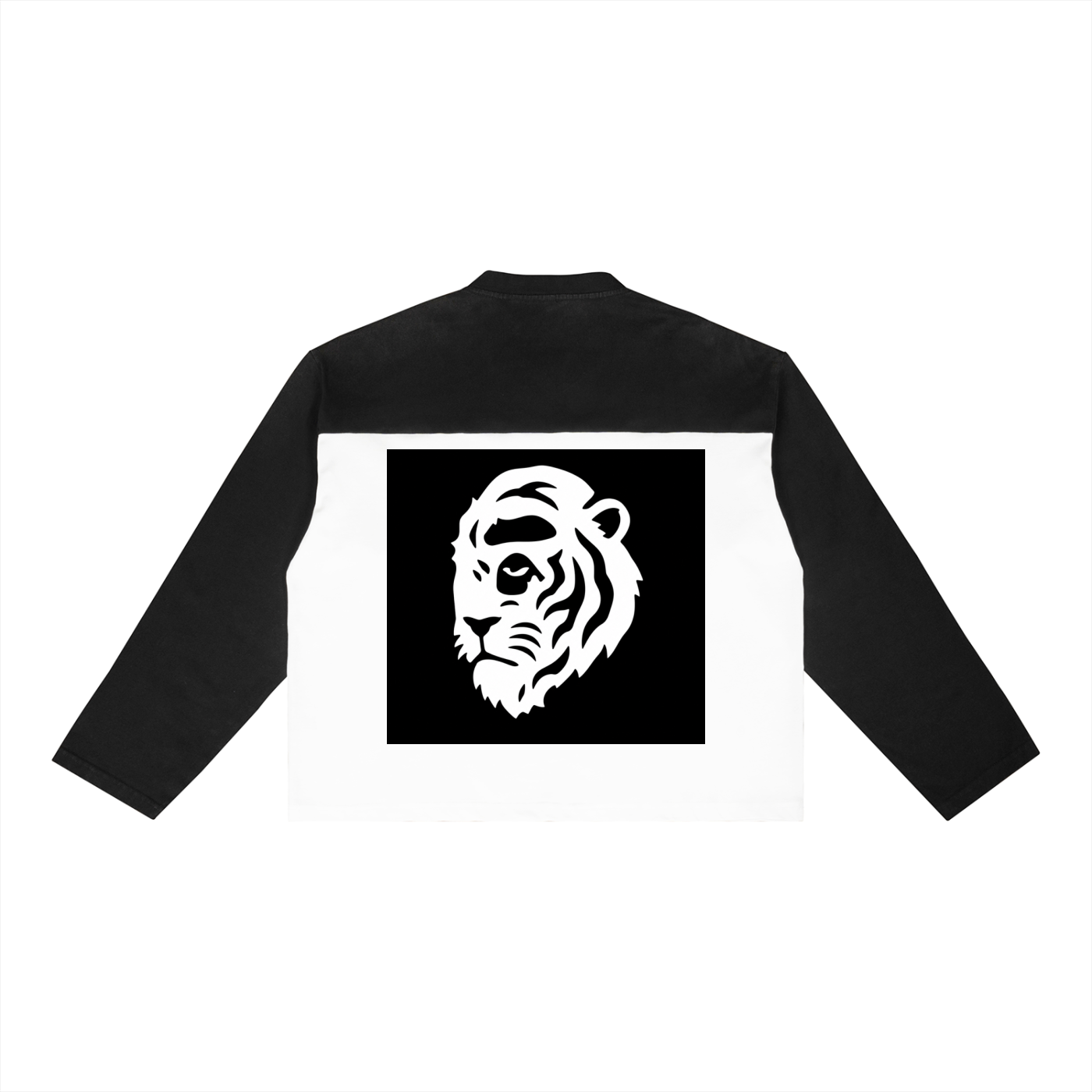 Korveiii Sun Fade Color-Block Long Sleeve T-Shirt