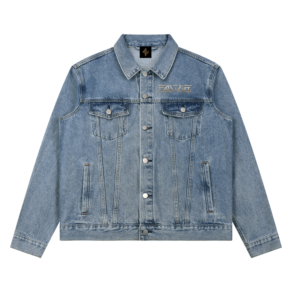 FASTLIFE  Vintage Wash Denim Jacket