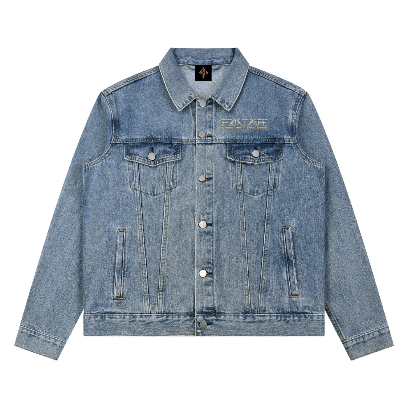 FASTLIFE  Vintage Wash Denim Jacket