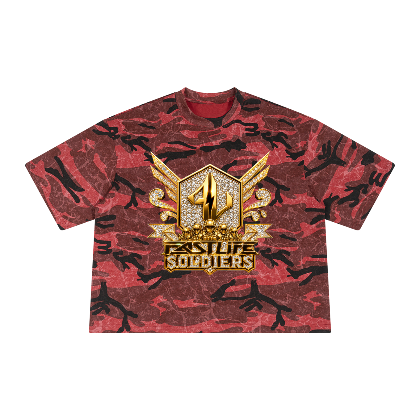 FASTLiFE Soldiers Crop Tee