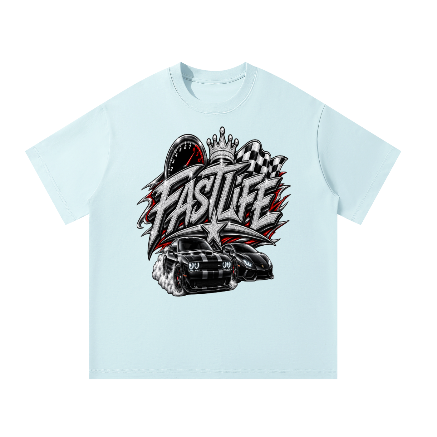 FASTLIFE Graffiti Oversized T-Shirt