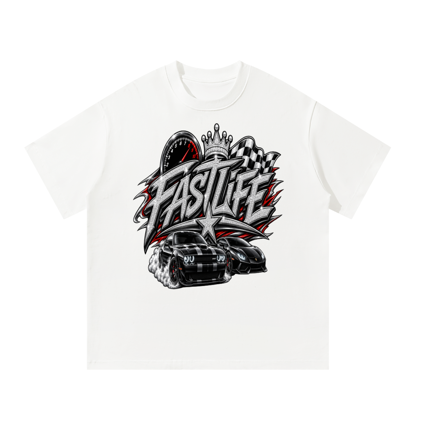 FASTLIFE Graffiti Oversized T-Shirt
