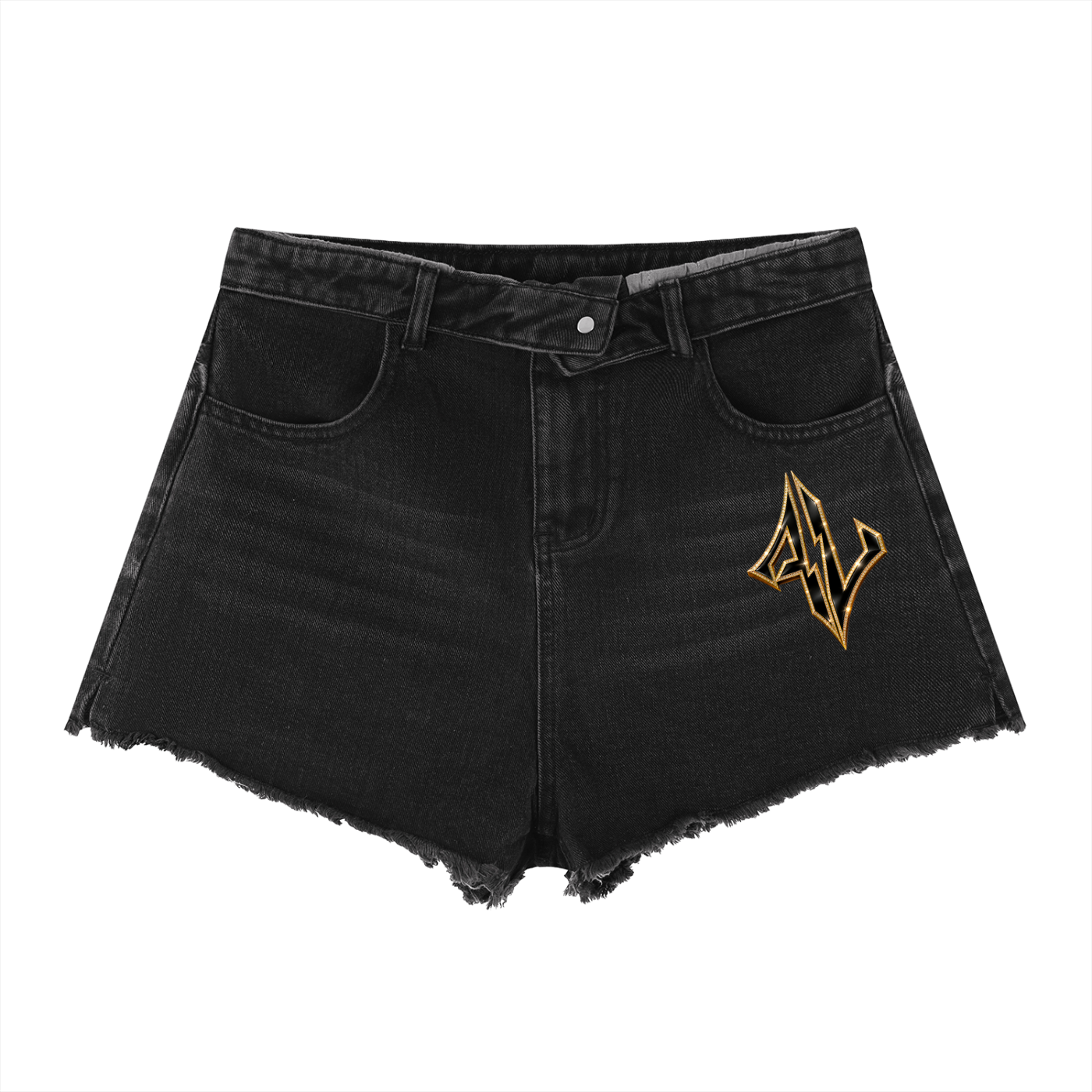 Women’s FASTLIFE Vintage Wash High Rise Denim Shorts