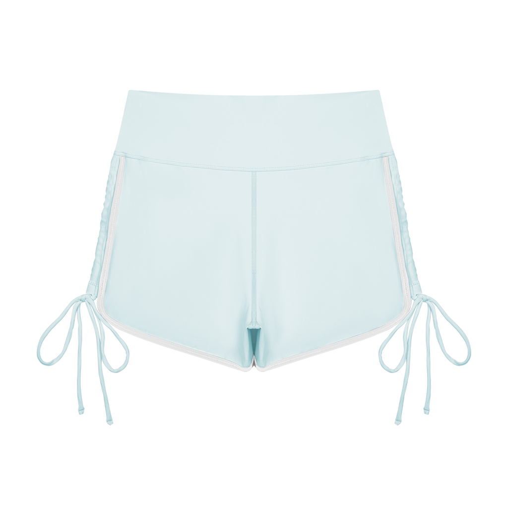 Korveiii Women’s Color Block High Waisted Yoga Shorts