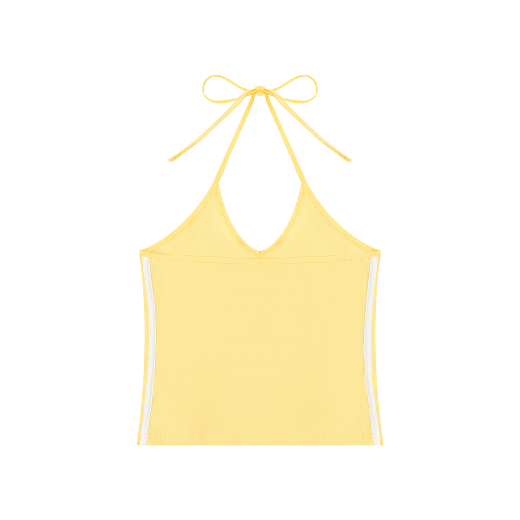 Women's FASTLIFE Color Block Halter Crop Tank Top