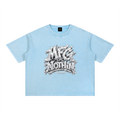 MFG or Nothin mineral Wash Crop tee