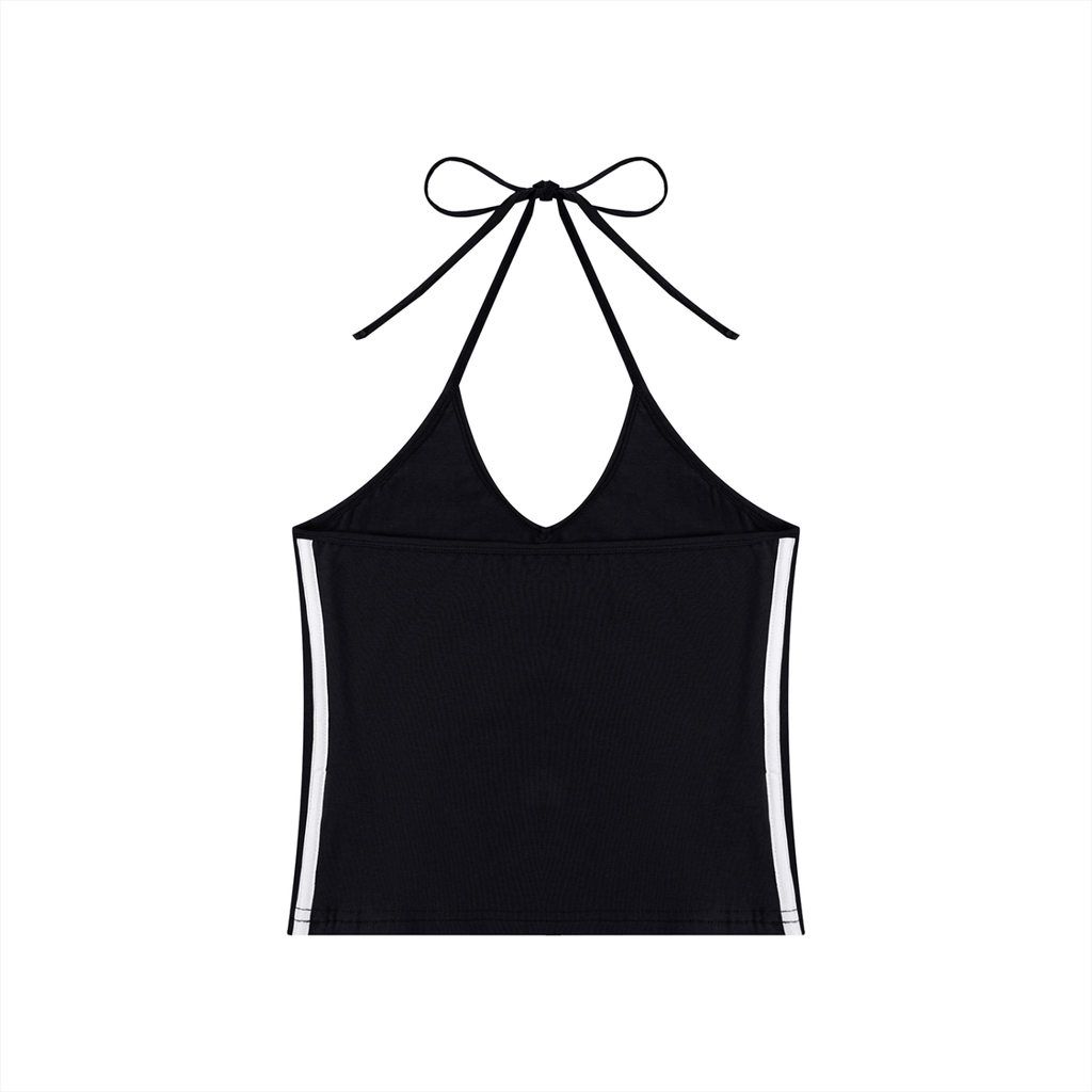Women's FASTLIFE Color Block Halter Crop Tank Top
