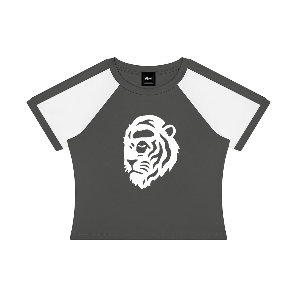 Korveiii Women’s Slim Raglan Color Block T-Shirt