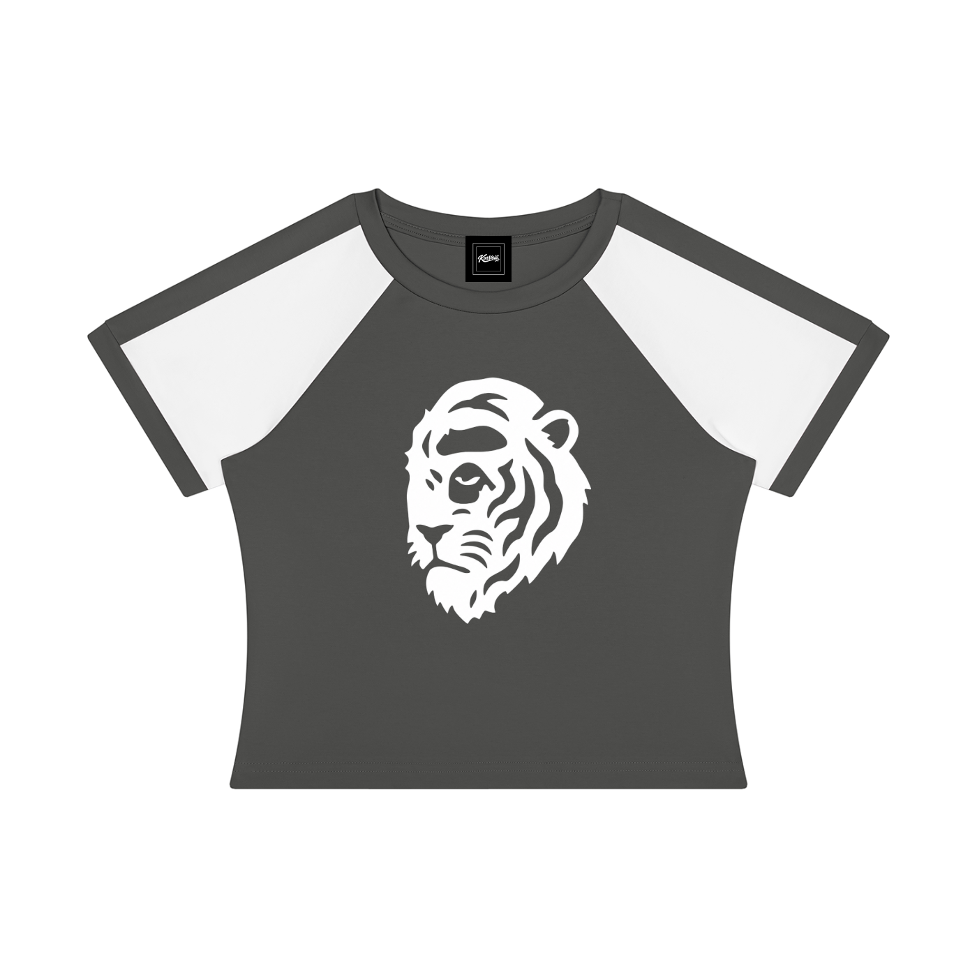Korveiii Women’s Slim Raglan Color Block T-Shirt