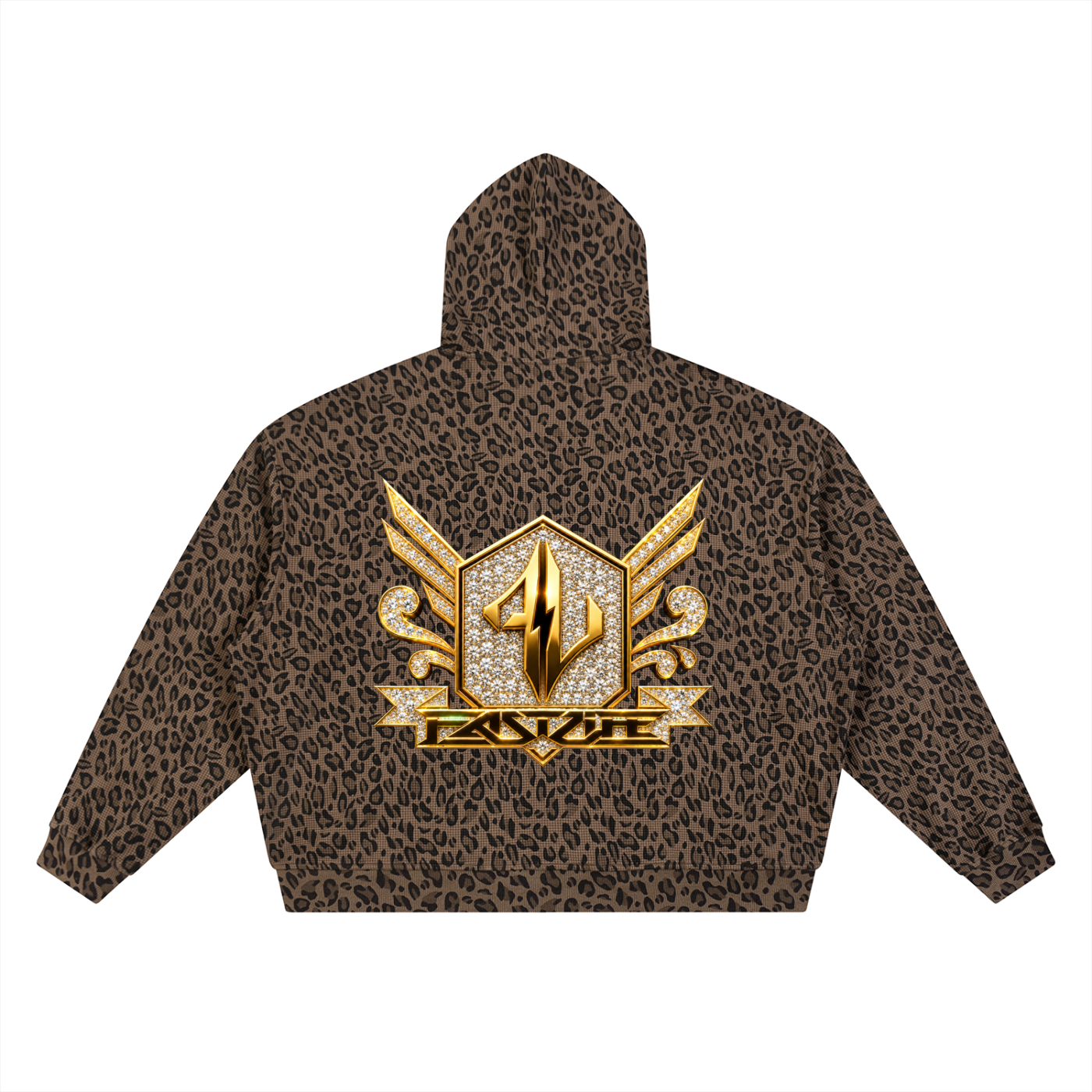 A FASTLIFE  HOF Leopard Crop Jacket