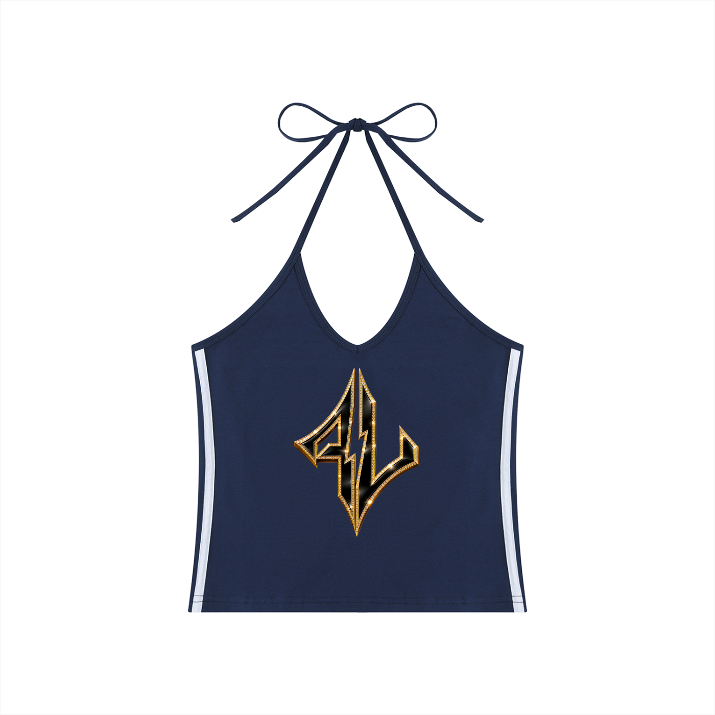 Women's FASTLIFE Color Block Halter Crop Tank Top